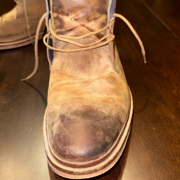 Cole Hahn Men's Brown Leather and Suede Chukka Boots - Picture 8 of 14